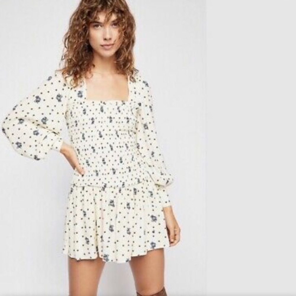 NWT FREE PEOPLE Two Faces Floral Dress